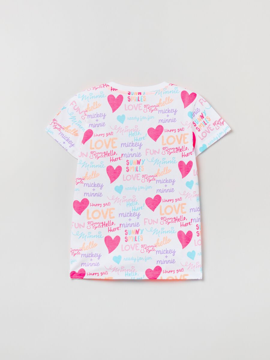 Camiseta de algodón con estampado Disney Minnie_1