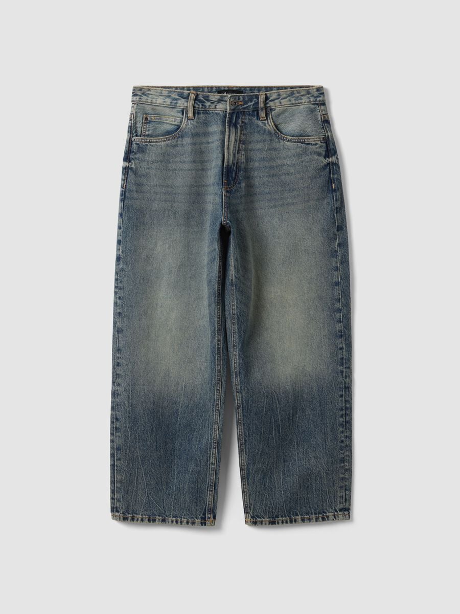Pure cotton denim jeans &ndash; baggy fit_0