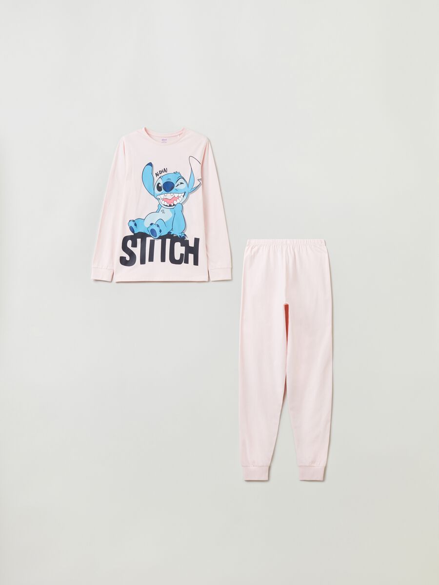 Cotton pyjamas with Stitch print_1