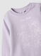 Pink pure cotton set with crew-neck sweatshirt_3