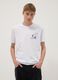 White pure cotton short-sleeve T-shirt_0