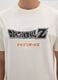 T-shirt bege de algod&atilde;o puro com log&oacute;tipo Dragonball_3