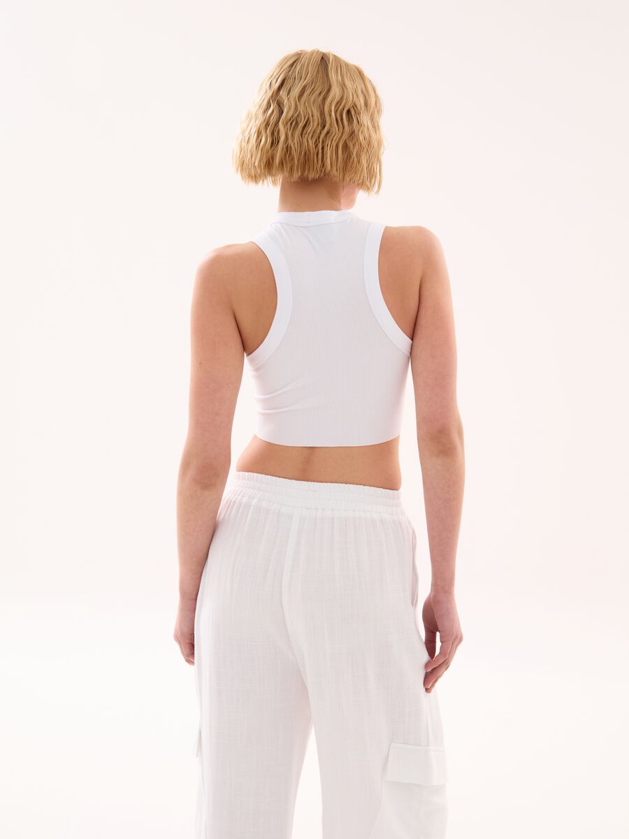 Rounded Crop Tank White_2