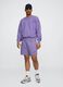 Gap purple shorts in cotton-polyester blend_0