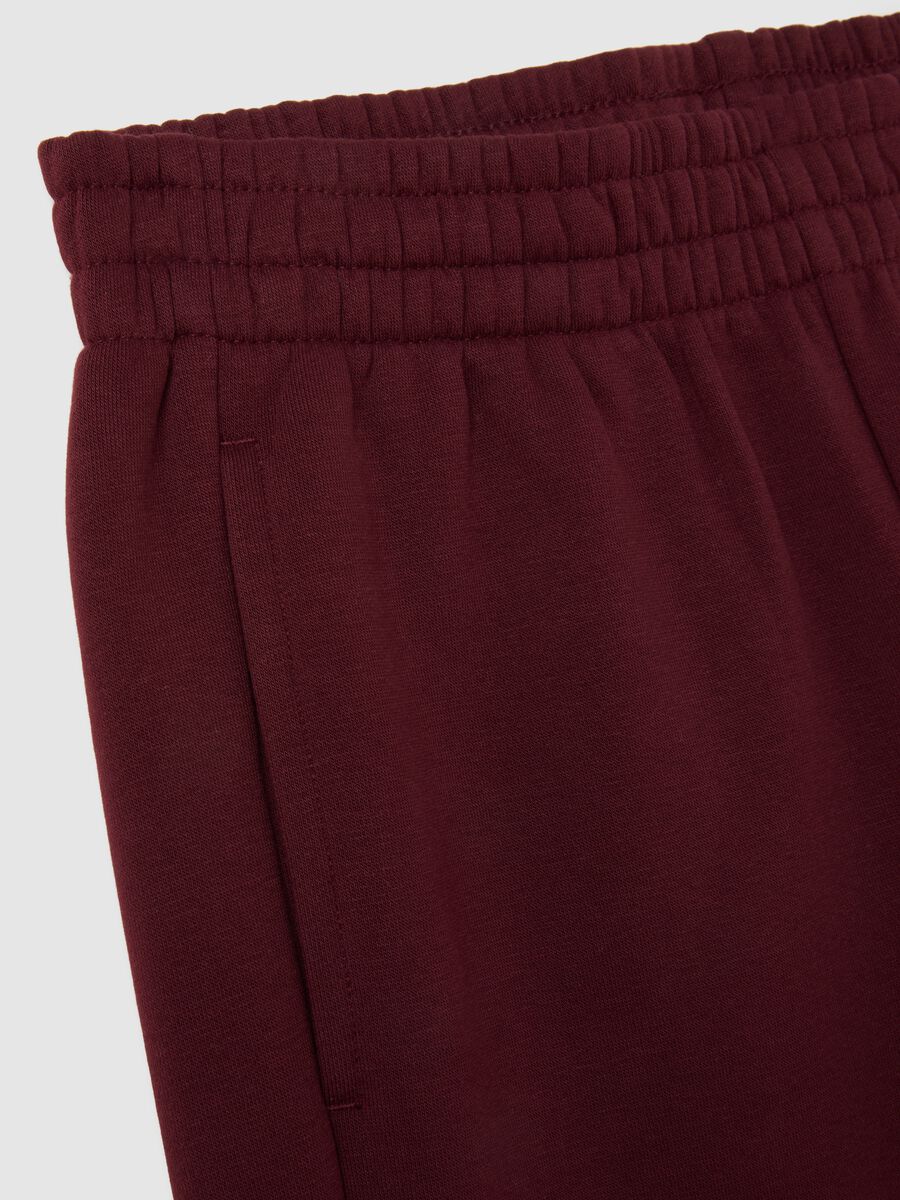 Relaxed Red Cotton Blend Trousers_5