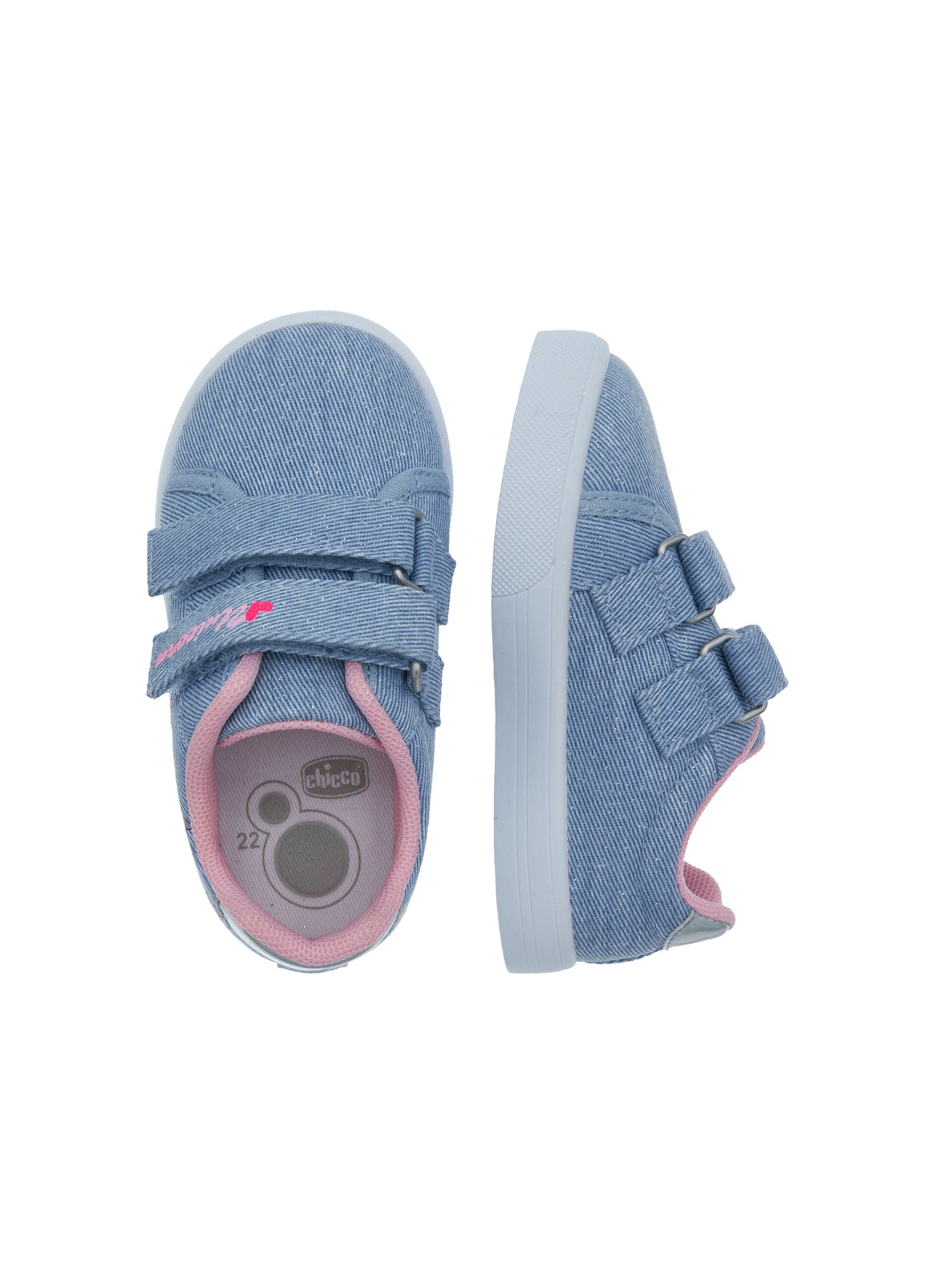 Frona sneakers with double Velcro strap