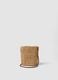 Bag in Pure Beige Paper Fabric with Shoulder Strap_2