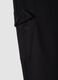 Pantaloni cargo neri culotte in puro cotone per ragazza_4
