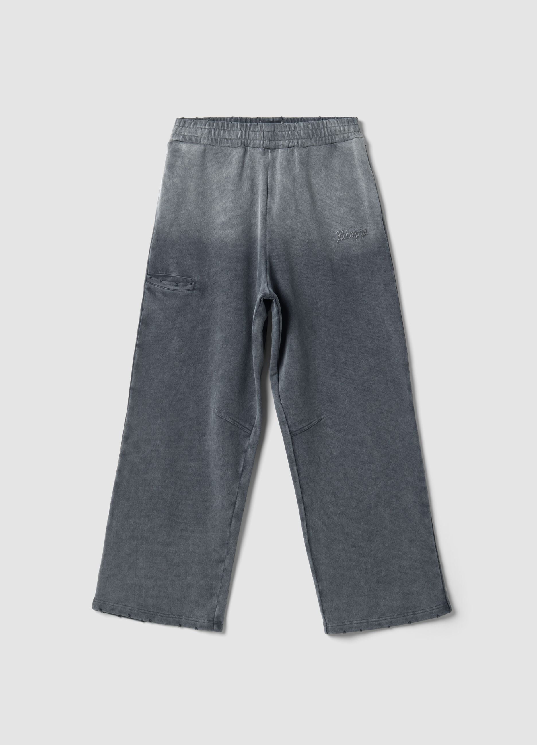 Sun-Faded Grey Sweatpants