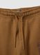 Children's brown pure cotton regular fit trousers_2