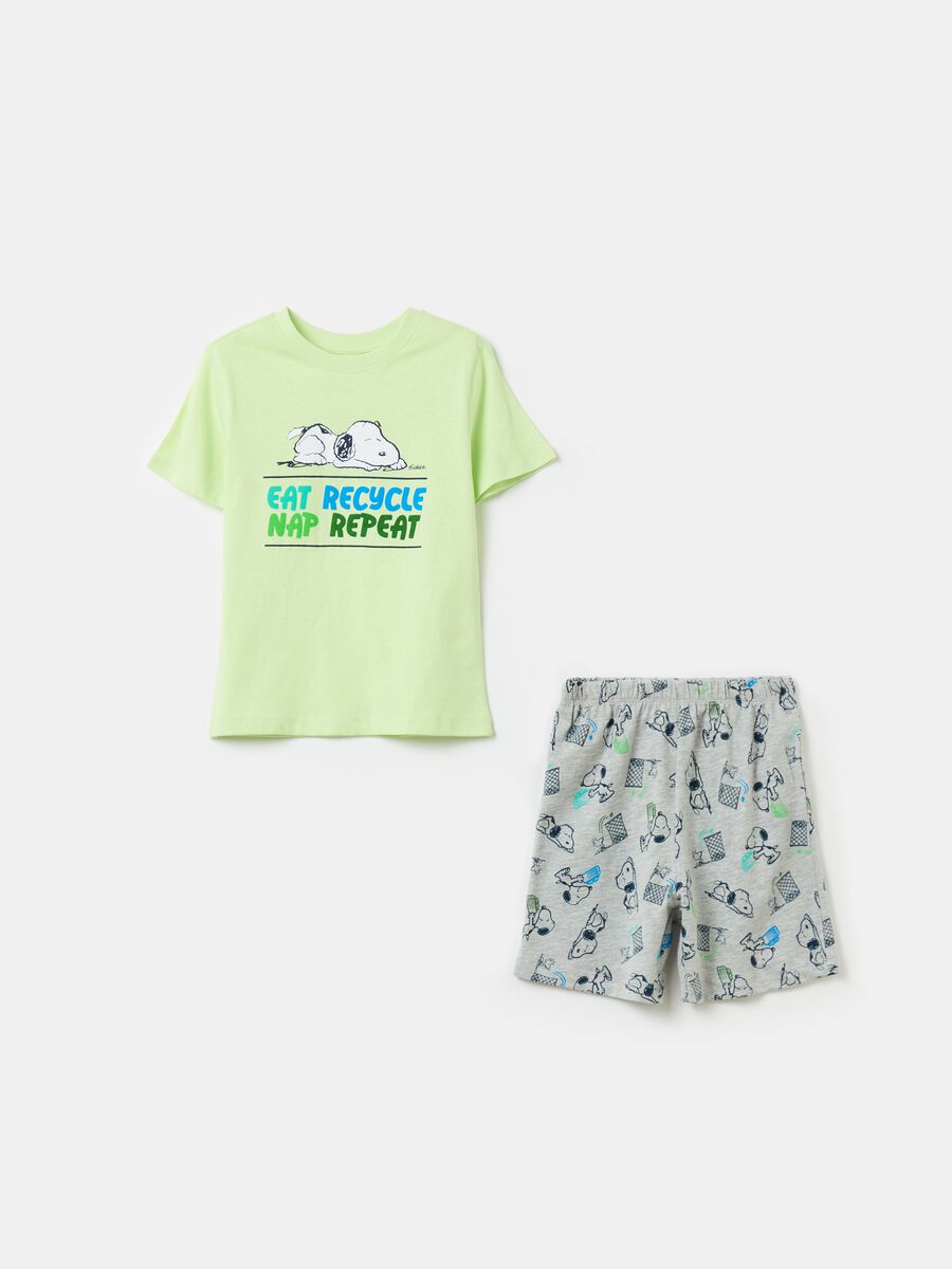 Organic cotton pyjamas with Snoopy print_0
