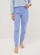 Multicoloured pyjama trousers in pure cotton regular fit_1