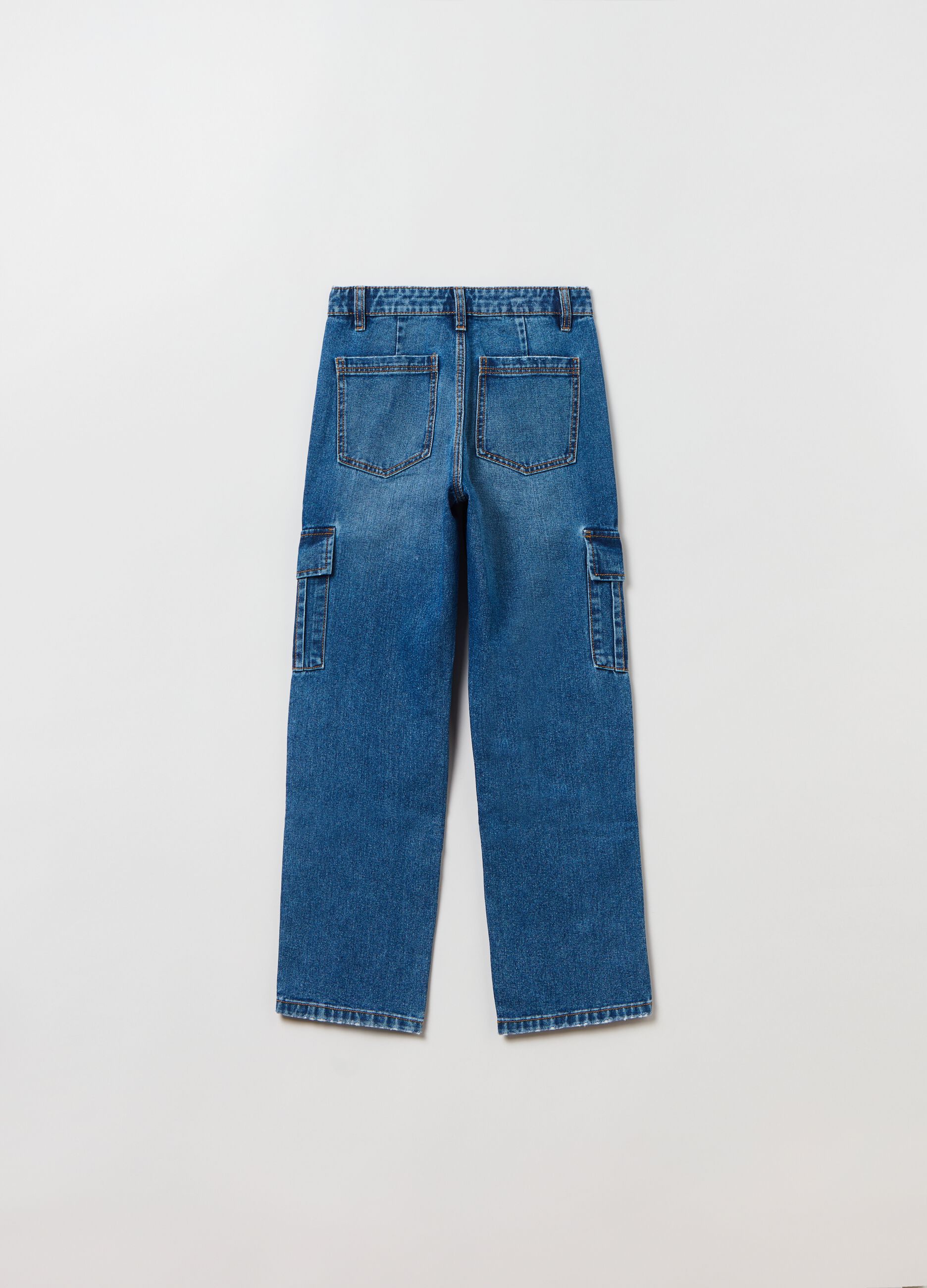 Cargo jeans with fading_1