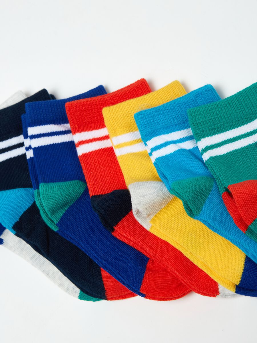 Seven-pair pack short stretch socks_1