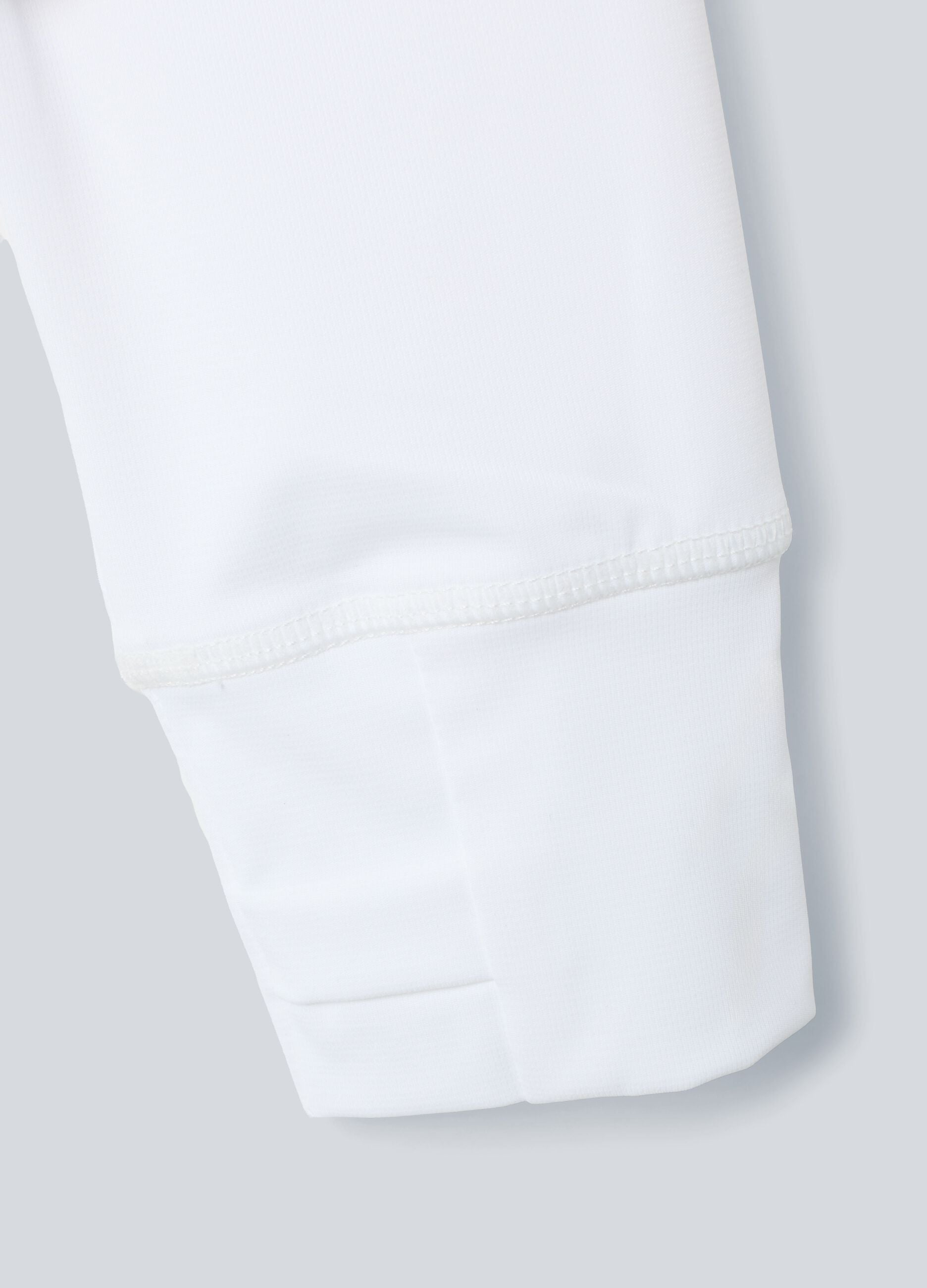 Wei&szlig;es ALTAVIA COURT Full-Zip-Sweatshirt aus elastischem Funktionsmaterial