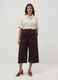 White viscose-linen blend shirt, regular fit_1