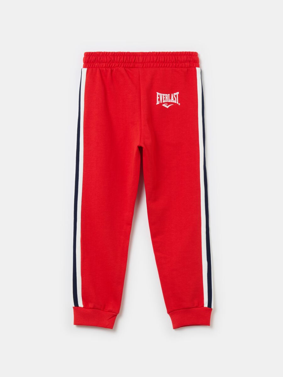 Joggers with contrasting bands and logo_1