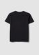 Black regular-fit stretch cotton jersey T-shirt with print_6