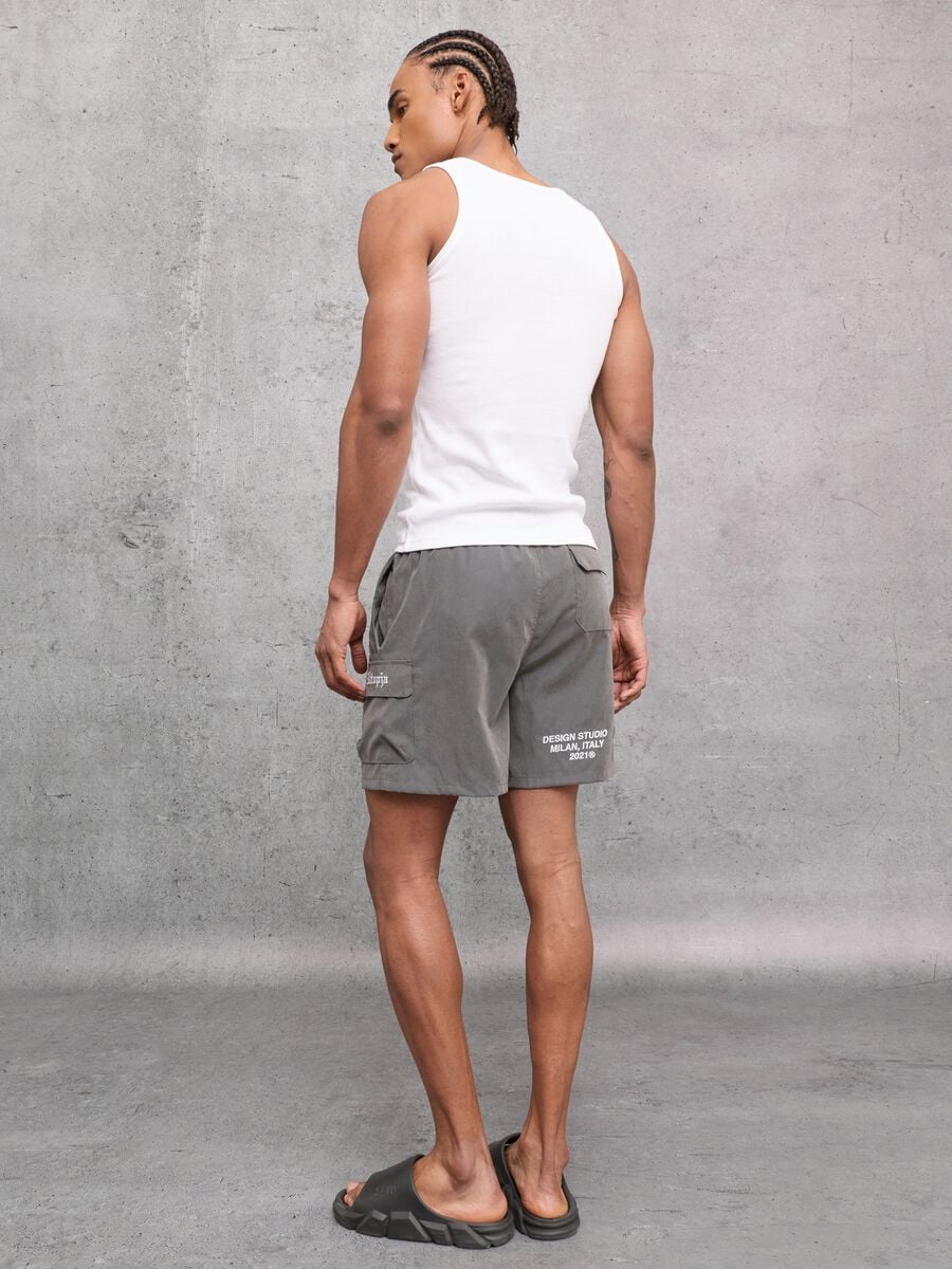 Cargo Swim Shorts Vintage Grey_4
