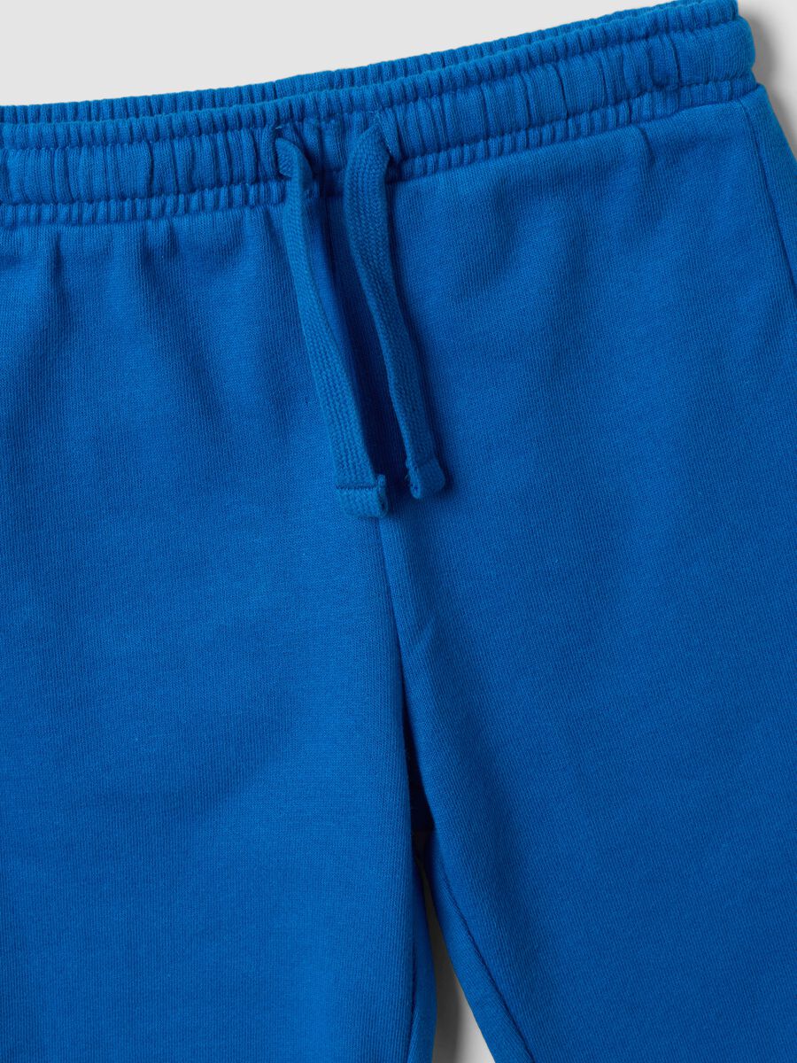 Ch&aacute;ndal azul de algod&oacute;n puro con estampado para ni&ntilde;o_3