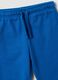 Blue pure cotton jogger set with print for boys_3