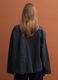 Blue cotton-blend parka with velvet collar_3