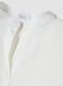 White regular-fit blouse with wide sleeves and mandarin collar_5