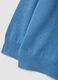 Blue pure cotton oversized crew-neck jumper for boys_3