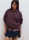 Purple cotton-blend crew-neck sweatshirt with floral embroidery_0