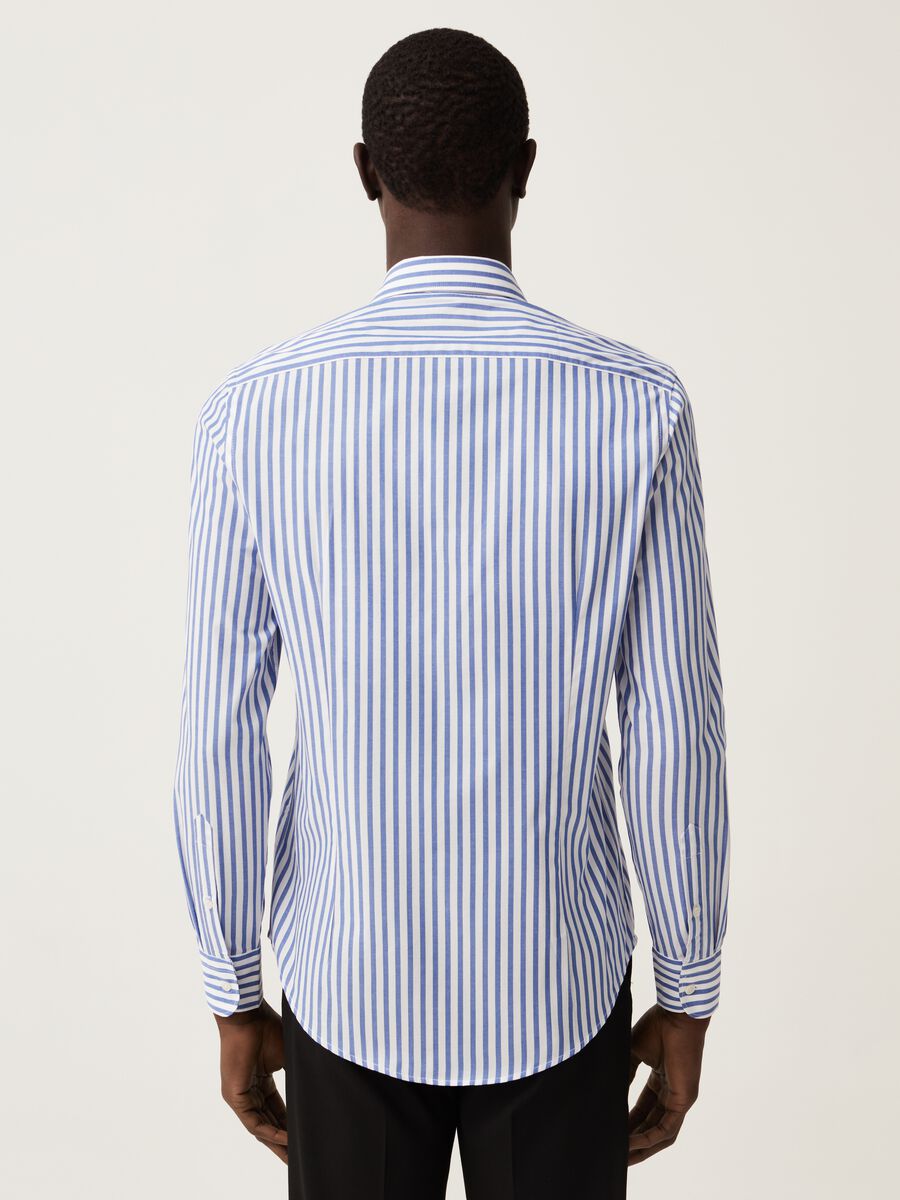 Slim-fit easy-iron striped shirt_2