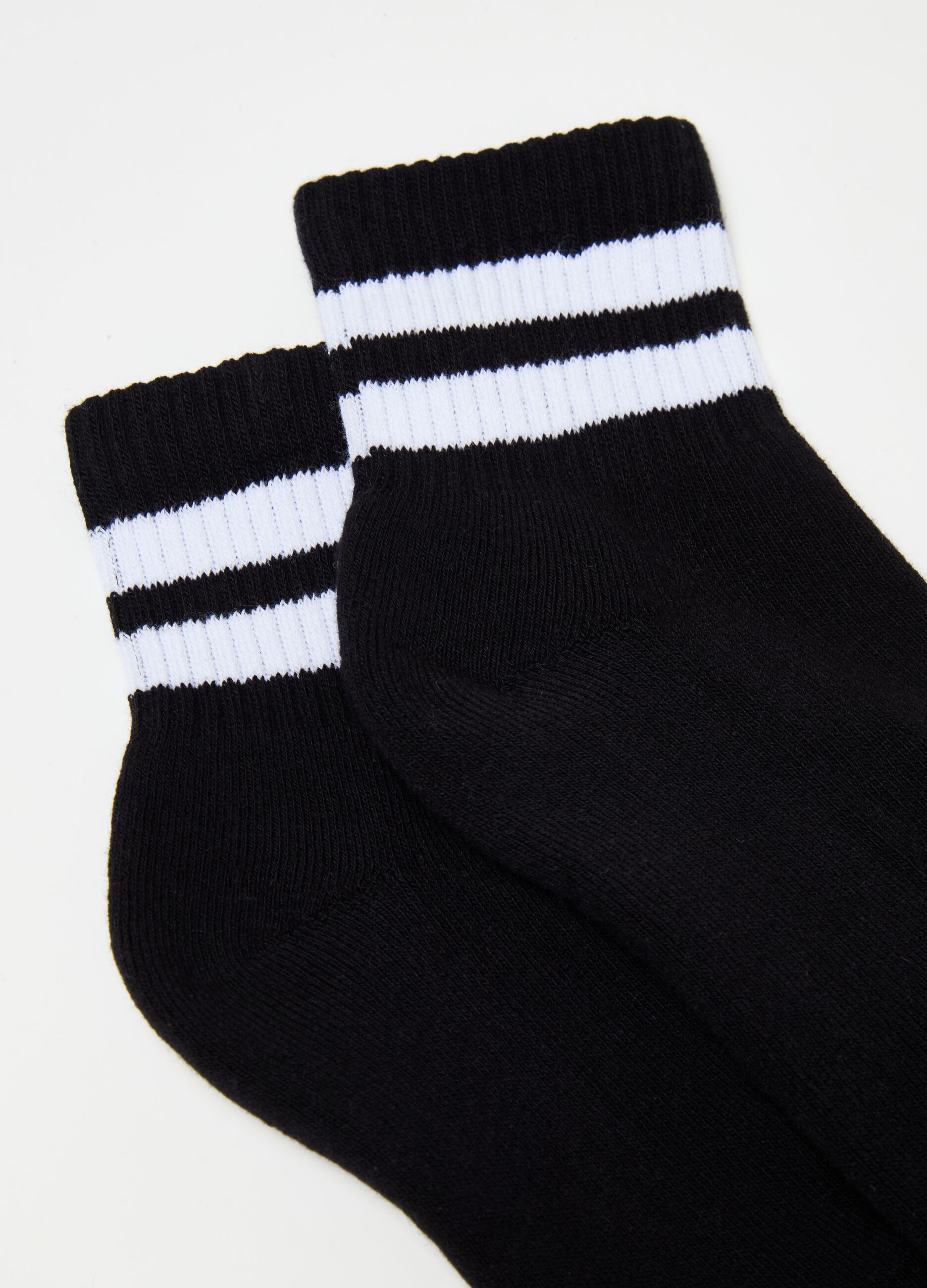Three-pair pack short tennis socks