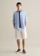 Linen Bermuda shorts with internal drawstring_0