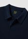 Regular fit blue stretch cotton polo_5
