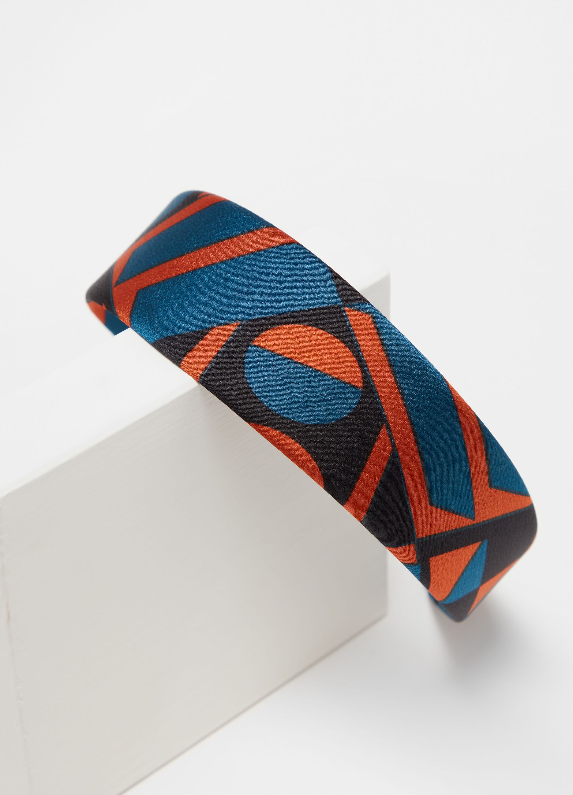 Alice band in patterned fabric