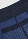 Tripack of regular fit blue stretch cotton boxers_5