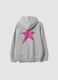 Grauer Oversize-Hoodie aus Baumwollmix mit &bdquo;Sorry&ldquo;-Stickerei f&uuml;r M&auml;dchen_1