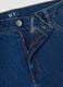 Blue denim bootcut jeans in stretch cotton and viscose_2