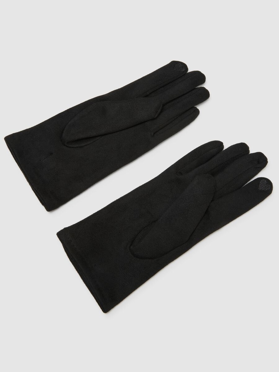 Knitted Black Gloves_1