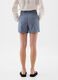 Chambray cotton shorts_2