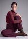Purple wide-leg trousers in stretch fabric_4