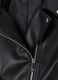Curvy glossy-effect biker jacket with zip_5