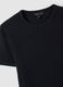 Slim fit black stretch cotton t-shirt_5
