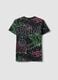 Boys&rsquo; pure cotton multicolour graffiti T-shirt, regular fit_4