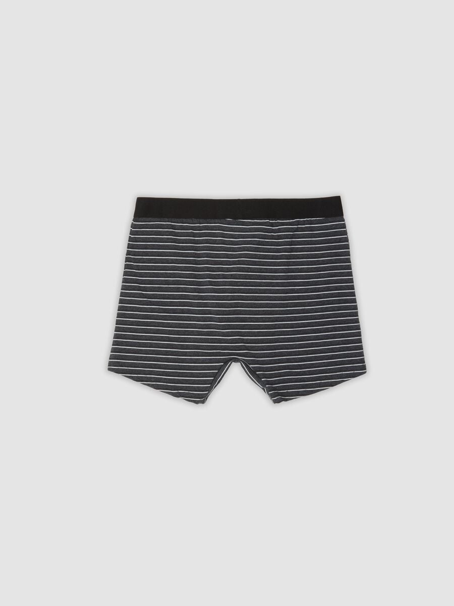 Pack de 3 boxers midi cinzentos em algod&atilde;o org&acirc;nico el&aacute;stico_2