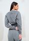 Grey Cropped Shrug Sweatshirt_5