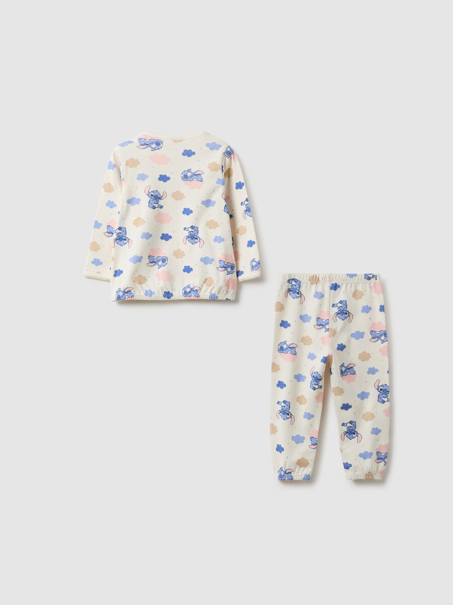 Multicolour baby girl's pure cotton regular fit pyjamas with prints_1