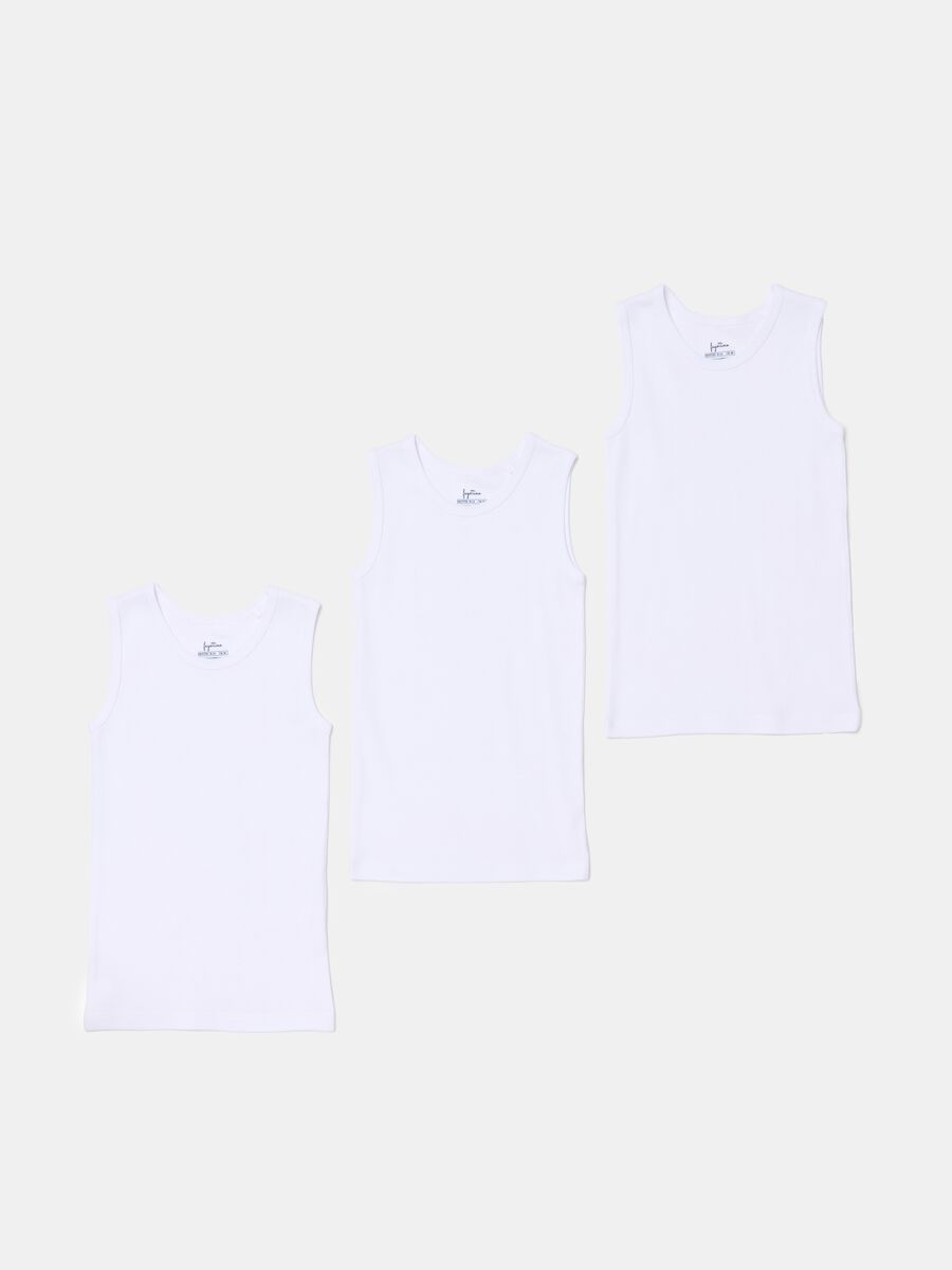 Pack tres camisetas de tirantes de algodón orgánico_0