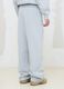 Grey Melange Sweatpants_3