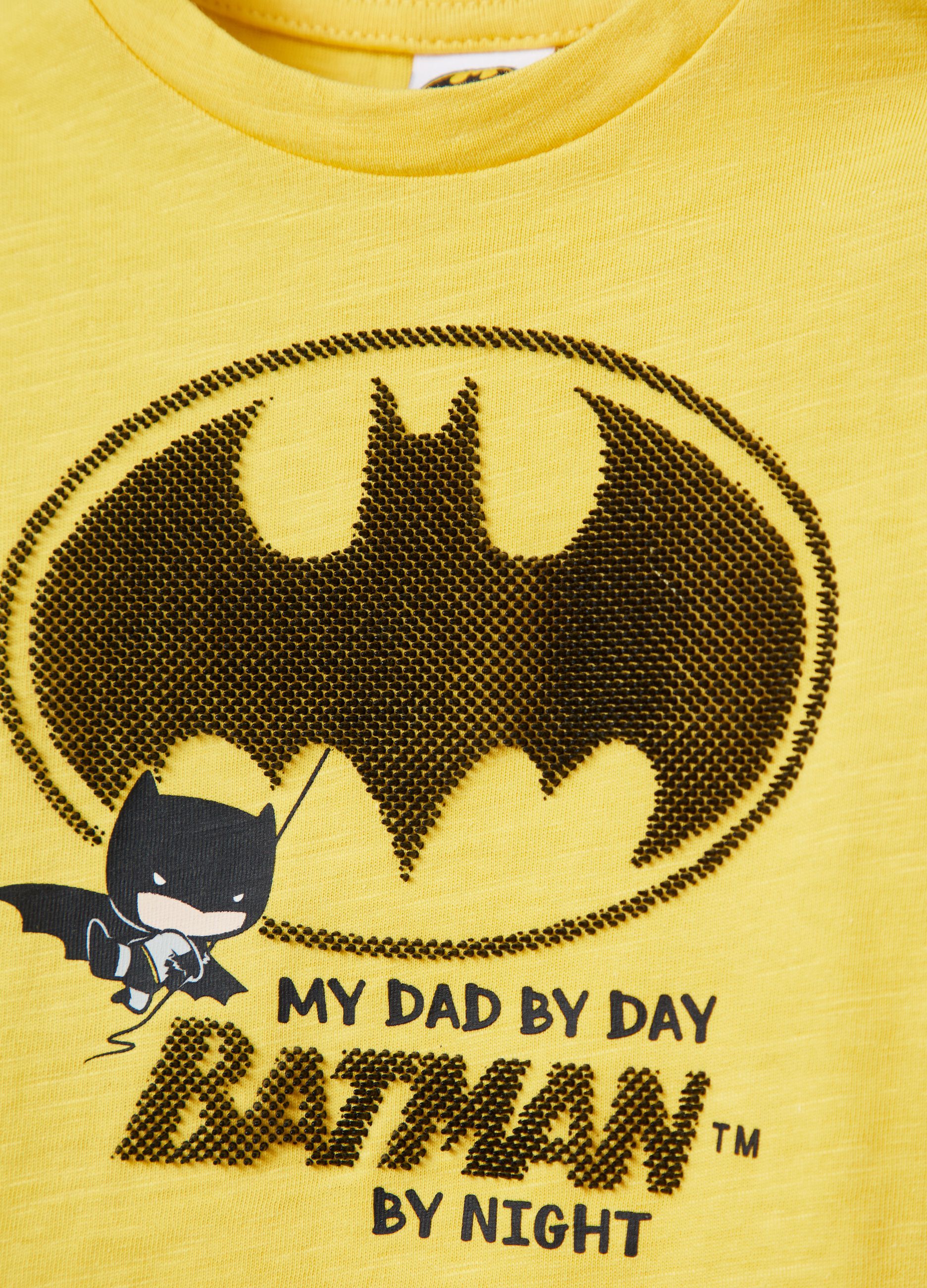 Cotton T-shirt with Warner Bros Batman print