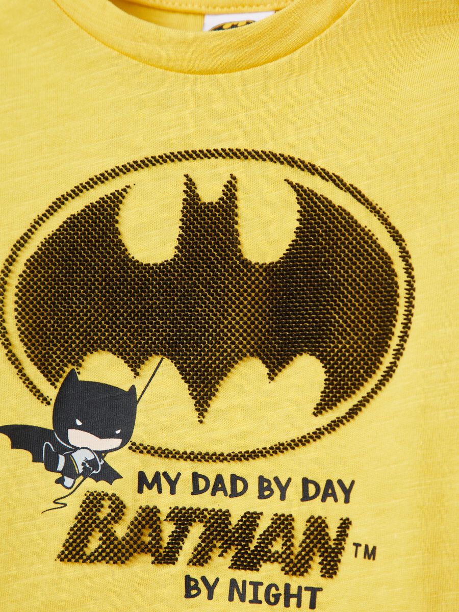 Cotton T-shirt with Warner Bros Batman print_2